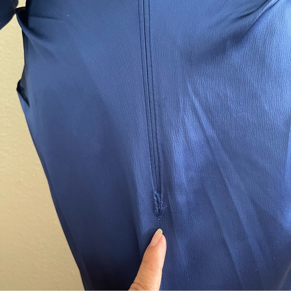 TALBOT‎ RUNHOF Tulip-Sleeve Satin Gown - Picture 7 of 16